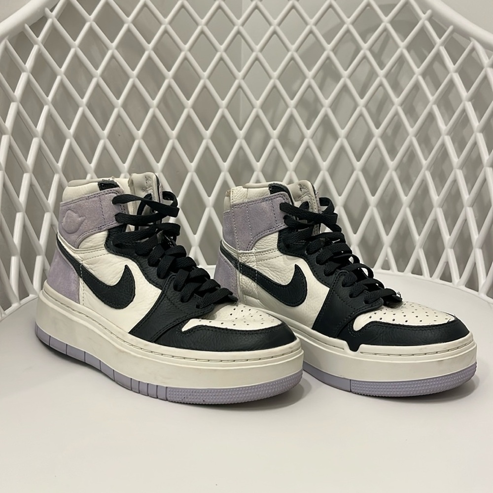 Women’s Nike Air Jordan 1 Elevate High Lilac Black Toe